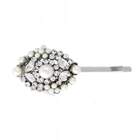Kirsty Crystal and Pearl Hair Clip