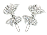 Evie Crystal Bow Hair Clips