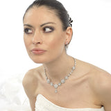 Trista Crystal Necklace Set
