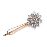 Carrie Crystal Cluster Hair Clip - Available in Pink, White, Grey and Amber Gold