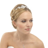 Maria Floral Crystal Tiara