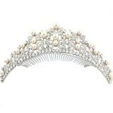 Lucia Crystal and Pearl Tiara