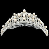 Lucia Crystal and Pearl Tiara